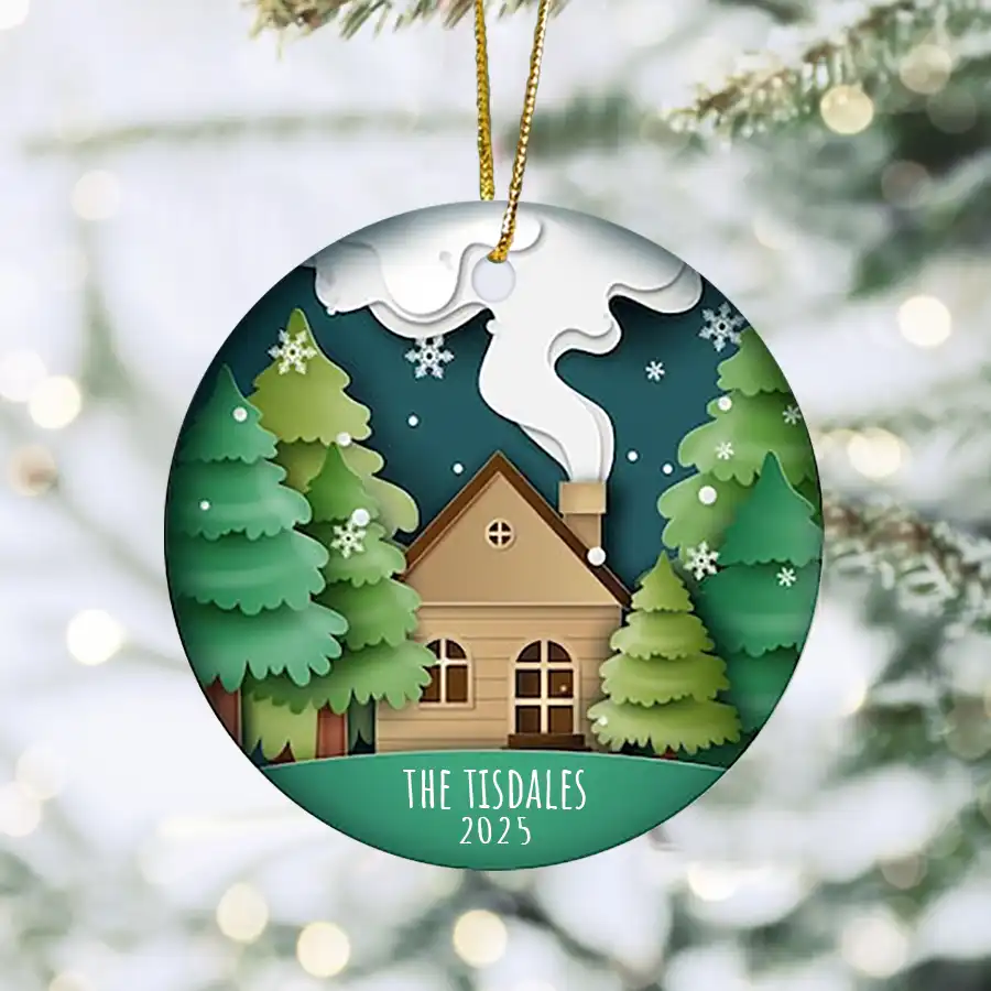 Personalized Christmas ornaments Designed by Vizons Design