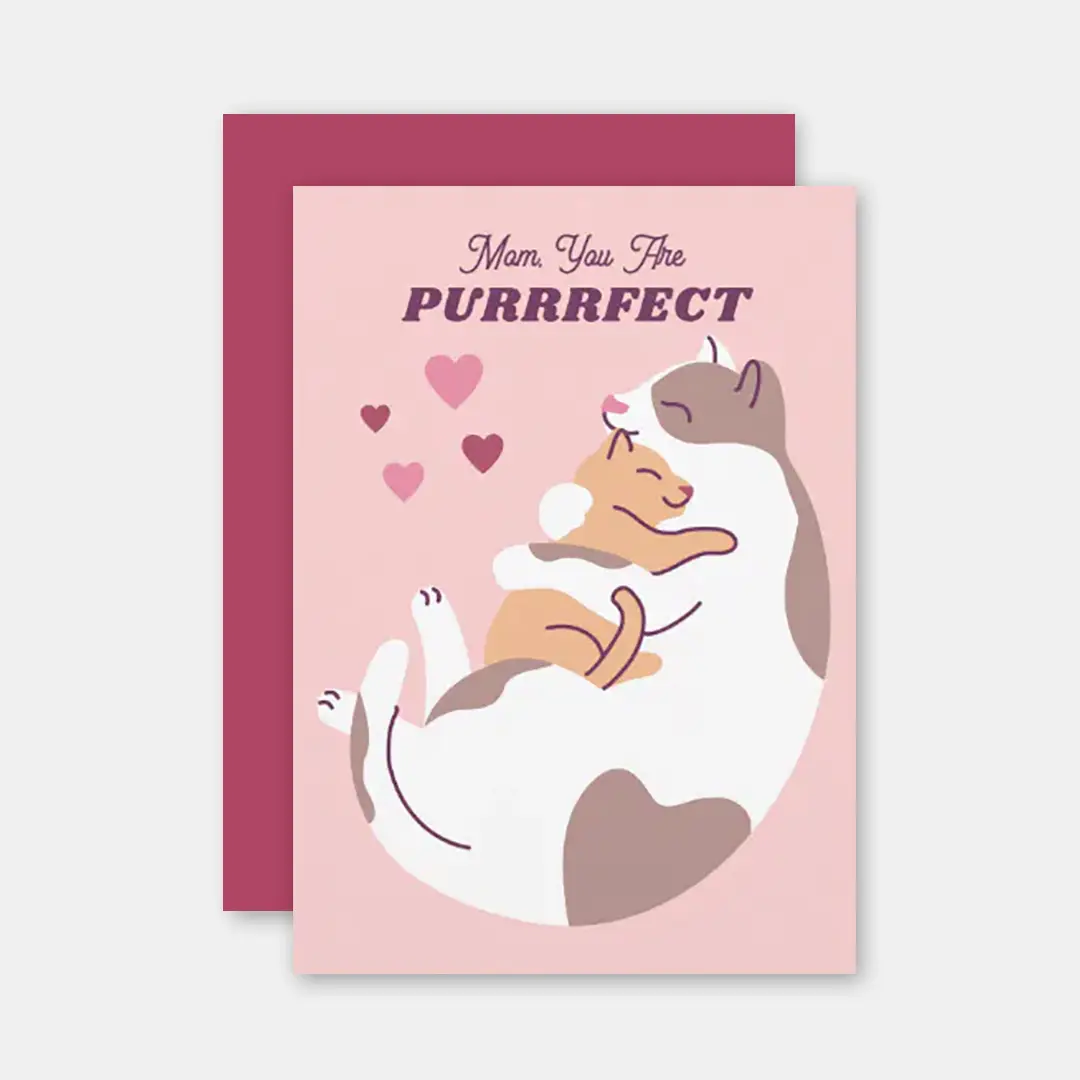 Vizons Design Cat & Kitten Mother's Day Card