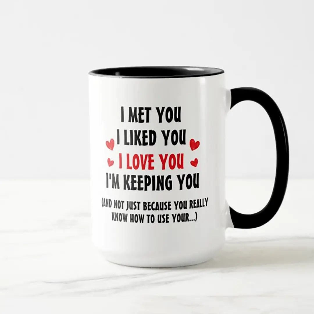 I'm Keeping You Personalized Valentine's Day Mug