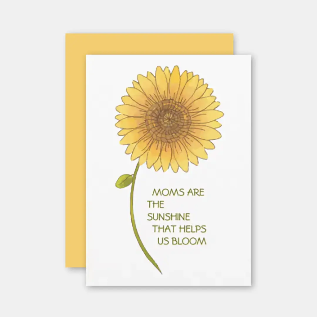 Vizons Design Sunflower Mother's Day Card